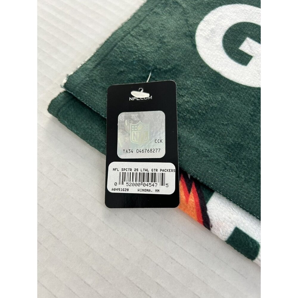 Green Bay Packers NFL Gatorade Sideline Neck Towel Pro Team WinCraft Golf New - Picture 9 of 11